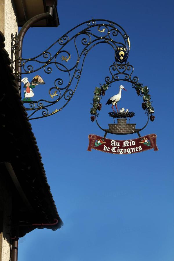 Hotel Au Nid De Cigognes Ostheim Esterno foto