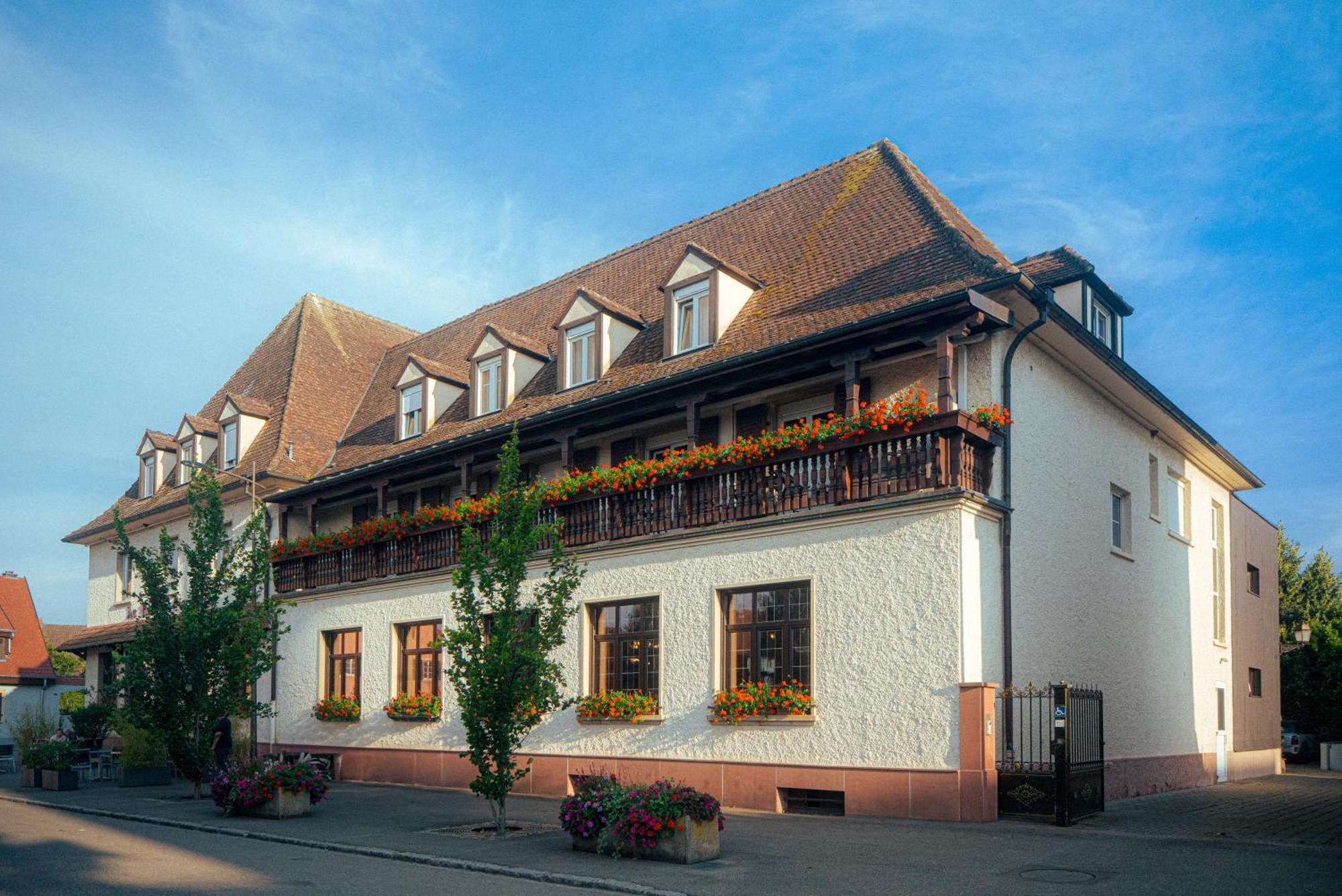 Hotel Au Nid De Cigognes Ostheim Esterno foto
